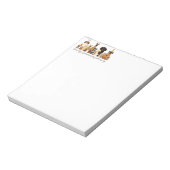 Some Days I just Wanna Play with my Dog Fun Quote Notizblock (Rotiert)