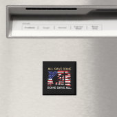 Some Gave Remember and Honor Memorial Day Flag USA Magnet (In Situ (Geschirrspüler))