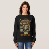 Some Grandpas Play Bingo Real Grandpas Ride Motorc Sweatshirt (Vorne ganz)