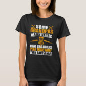 Some Grandpas Take Naps Real Grandpas Play Disc Go T-Shirt (Vorderseite)