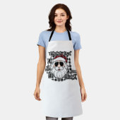 Some Hos in This House | Punny Santa Sublimation Schürze (Getragen)