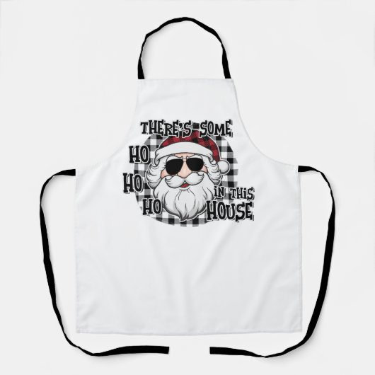 Some Hos in This House | Punny Santa Sublimation Schürze (Vorderseite)