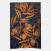 Some Like It Hot Orange Paprika Geschirrtuch (Vertikal)