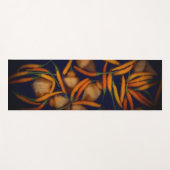 Some Like It Hot Orange Paprika Yogamatte (Vorderseite (Horizontal))