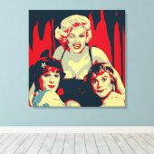 Some like it hot Pop Art Leinwanddruck (Insitu (Holzboden))