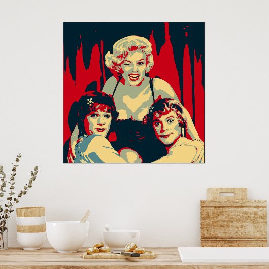 Some like it hot Pop Art Poster (Küche)