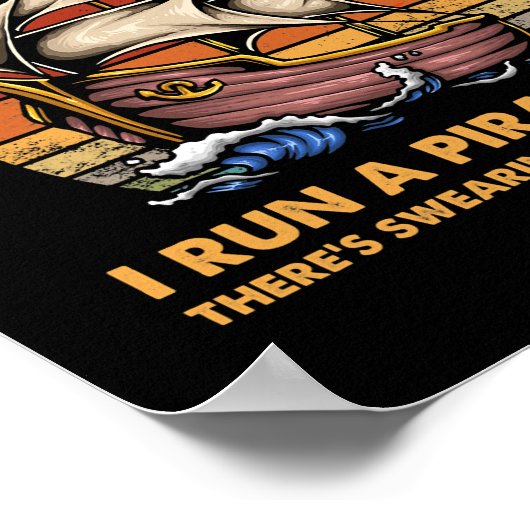 Some Mamas Run A Tight Ship Funny Mother's Day Poster (Ecke)