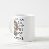 Some moms swear too much kaffeetasse (Vorderseite Links)