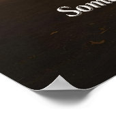 Some Mornings Whisper Peace – Winter Calm Art Prin Poster (Ecke)