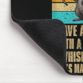 Some People Have Guardian Angels I Have A Raccoon  Mousepad (Ecke)