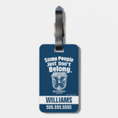 Some People Just Don’t Belong | Caddyshack Gepäckanhänger (Rückseite vertikal)