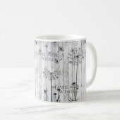 Some see a weed. Some see a wish. Dandelions Kaffeetasse (VorderseiteRechts)