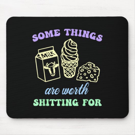 Some Things Are Worth Ting For Funny Apparel Mousepad (Vorne)