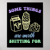 Some Things Are Worth Ting For Funny Apparel  Poster (Vorne)
