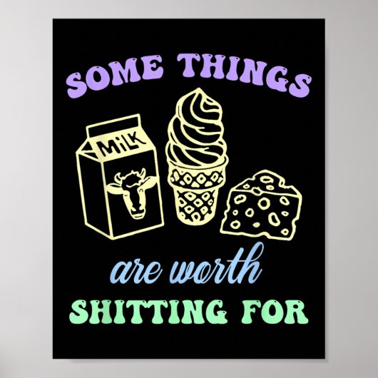 Some Things Are Worth Ting For Funny Apparel  Poster (Vorne)