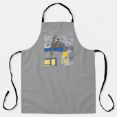 Somebird - Katze Schürze (Vorderseite)