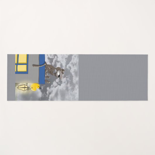 Somebird - Katze Yogamatte (Vorderseite (Horizontal))