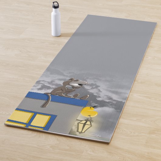 Somebird - Katze Yogamatte (Beispiel)