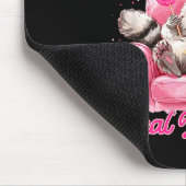 Somebody's Feral Valentine Cute Raccoon Xoxo Valen Mousepad (Ecke)