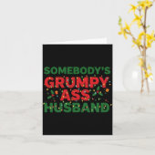 Somebody's Mpy Husband Christmas Shirt _ Funny Xma Karte (Gelbe Blume)