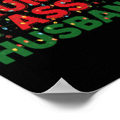 Somebody's Mpy Husband Christmas Shirt _ Funny Xma Poster (Ecke)