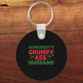 Somebody's Mpy Husband Christmas Shirt _ Funny Xma Schlüsselanhänger (Vorderseite)