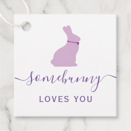 Somebsonnige Lieben, die du Gift-Tag, Lila Osterha Geschenkanhänger