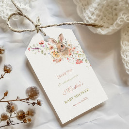 Somebunny auf dem Weg Ostern Wildblume Babydusche Geschenkanhänger