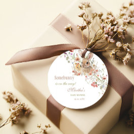 Somebunny auf dem Weg Ostern Wildblume Babydusche Geschenkanhänger