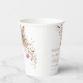 Somebunny auf dem Weg Ostern Wildblume Babydusche Pappbecher (Rechts)