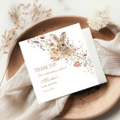 Somebunny auf dem Weg Ostern Wildblume Babydusche Serviette