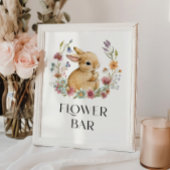 Somebunny Baby Dusche Blume Bar Poster