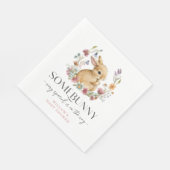 Somebunny Baby Dusche Wildblume Napkins Serviette (Ecke)