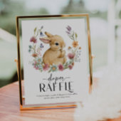 Somebunny Baby Showdiaper Raffle-Zeichen Poster