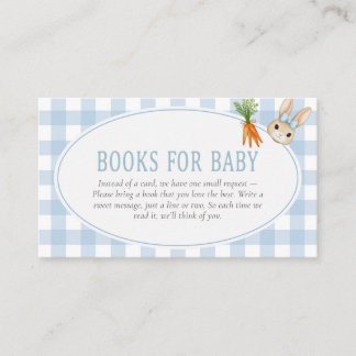 Somebunny Baby Shower Books for Baby Begleitkarte