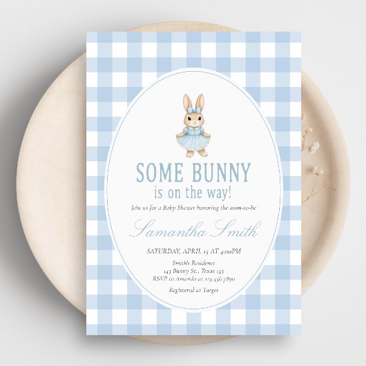 Somebunny Baby Shower Einladung