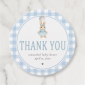 Somebunny Baby Shower Geschenkanhänger (Vorderseite)