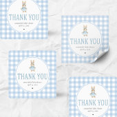 Somebunny Baby Shower Quadratischer Aufkleber