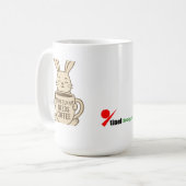 Somebunny braucht Kaffee Kaffeetasse (Vorderseite Links)