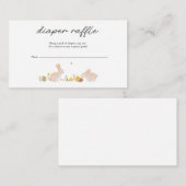 Somebunny Frühlings-Oster-Baby-Shower Begleitkarte (Vorne/Hinten)