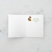 Somebunny Get Well Wakes, Niedlich Rabbit, Bunny Karte (Innenseite)