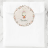 Somebunny is Turning One Birthday Favor Stickers (Tasche)