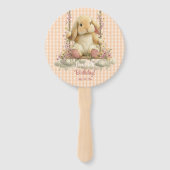 Somebunny is Turning One Handheld Party Fans Fächer (Rückseite)