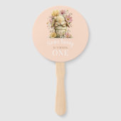 Somebunny is Turning One Handheld Party Fans Fächer (Vorderseite)