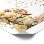 Somebunny is Turning One Milestone Poster (Ecke)