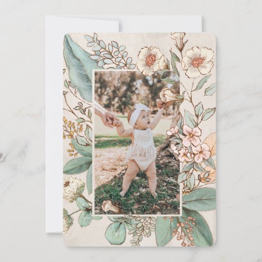 Somebunny is Turning Three 3rd Birthday Invitation Einladung (Rückseite)