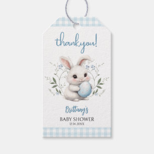 Somebunny ist auf dem Way Boy Easter Baby Shower Geschenkanhänger