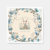 Somebunny ist unterwegs serviette (Vorderseite)