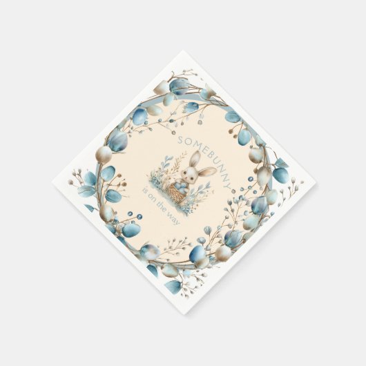 Somebunny ist unterwegs serviette (Ecke)