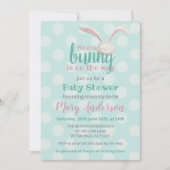 Somebunny ist unterwegs, sonnig auf Pollenspitzen Einladung (Vorderseite)